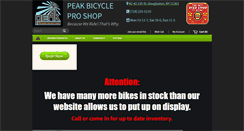 Desktop Screenshot of peakmtnbike.com